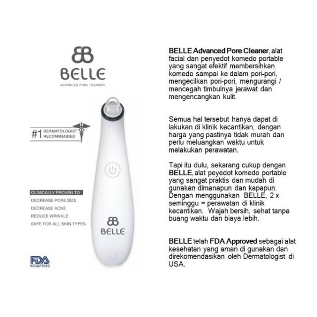 DreamWaist - Belle Advanced Pore Cleaner - Alat Facial Portable Sedot Komedo