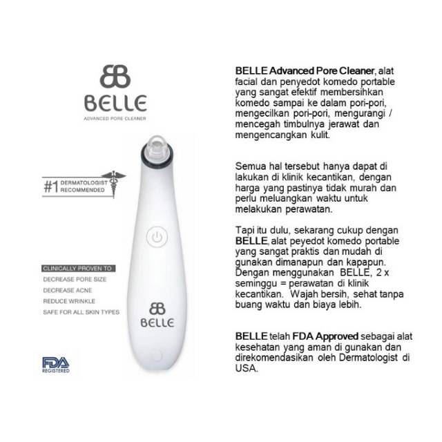 ALAT PENYEDOT KOMEDO TERLARIS : BELLE Advanced Pore Cleaner