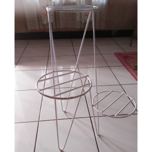 TINGGI 60CM / STANDING POT BERDIRI RAM 3 LUBANG / POT MINIMALIS