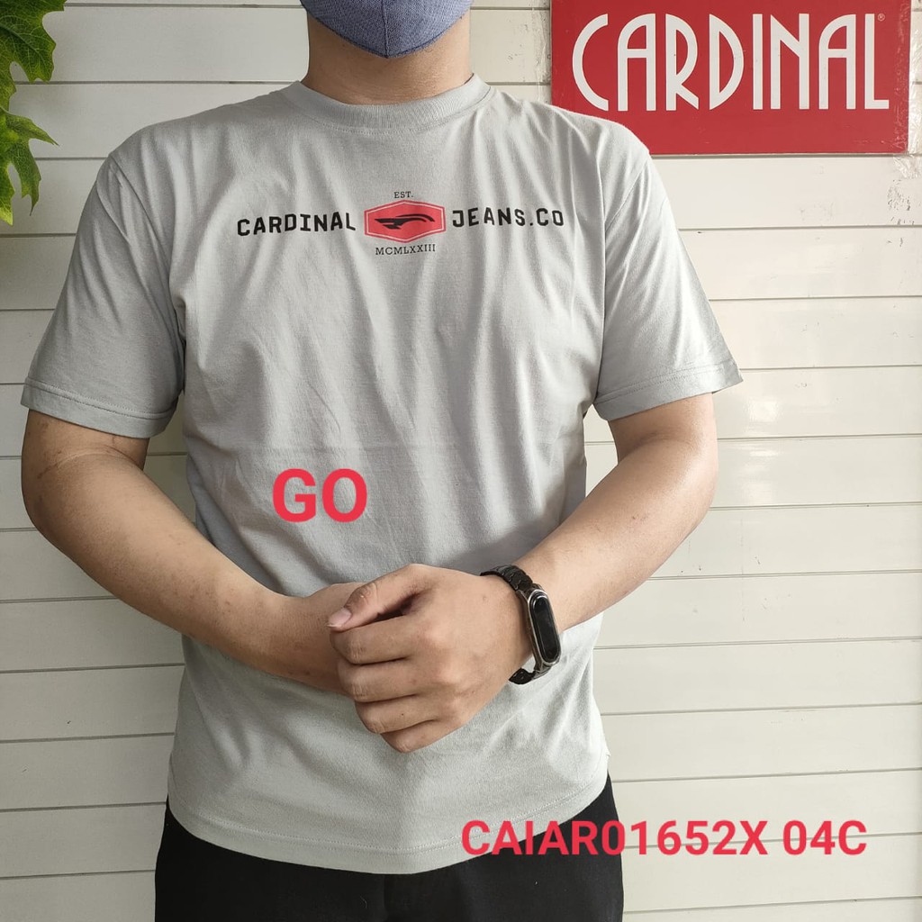 gof KJT CARDINAL JEANS KAOS T-Shirt COWOK Reguler Slimfit Baju Cowok Kaos Cardinal