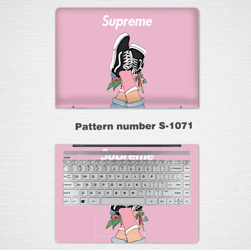 Stiker Skin Vinyl 2 Sisi Motif Kartun Lucu Untuk Laptop 11 / 12 / 13 / 14 / 15 / 17 Inch lenovo miix520 Miix 5 G710 700 Yea