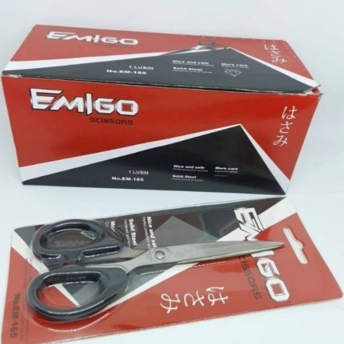 

gunting emigo tanggung / sedang isi 12pcs