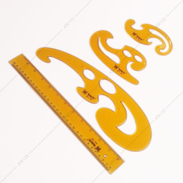 

Terlaris Penggaris Pola - Jahit - French Curve Butterfly Set BT-740 Murah