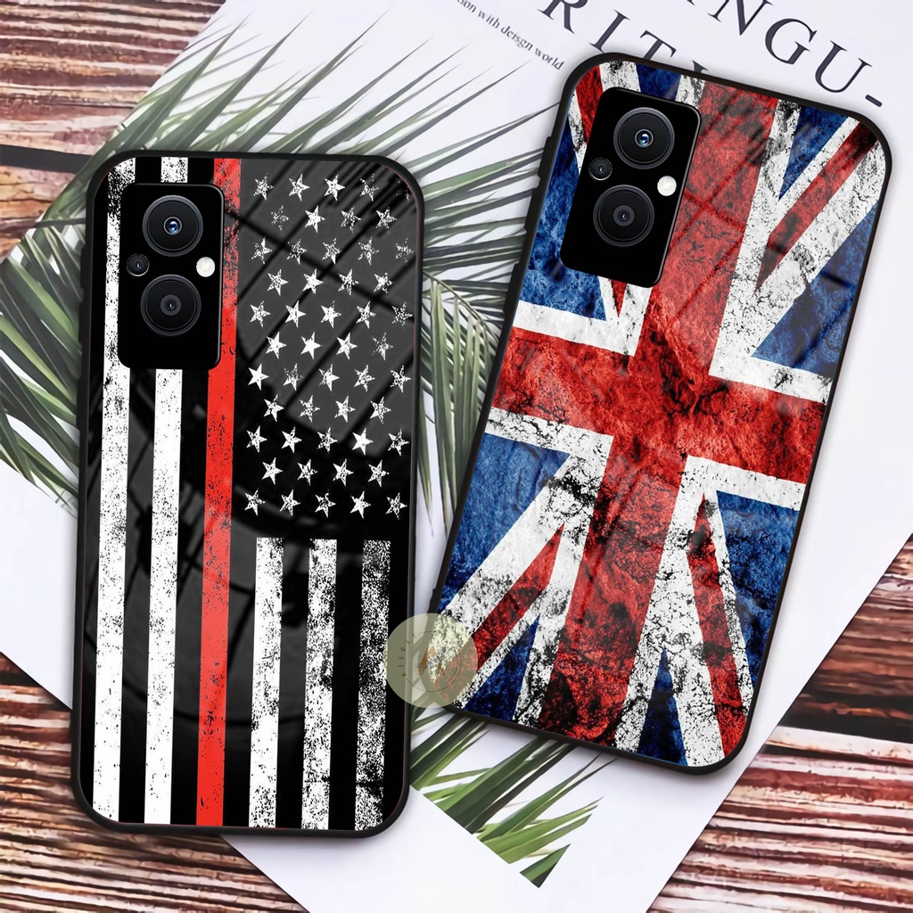Softcase Glass Oppo Reno 7z - GK10 - Case HP Oppo Reno 7z - Case Oppo Reno 7z - Kesing HP Oppo Reno 
