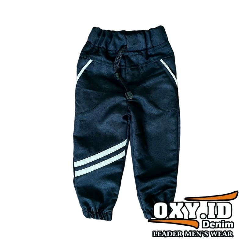 Celana Joger anak Celana Chino Anak model strip Naruto unisex usia 1-13 tahun-JGR Naruto DR hitm