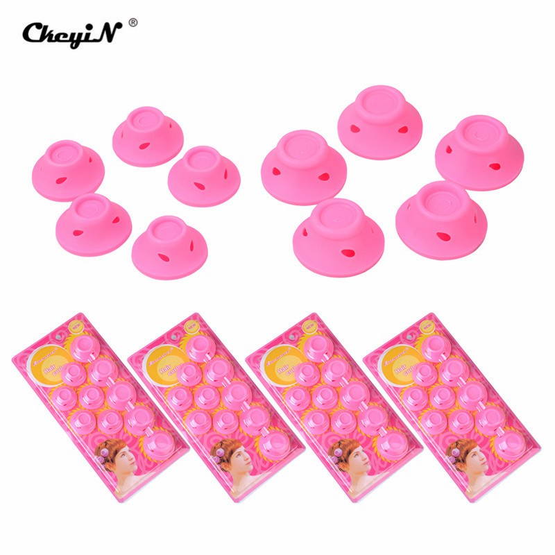 

CkeyiN 10Pcs Alat Keriting Rambut Bahan Silikon