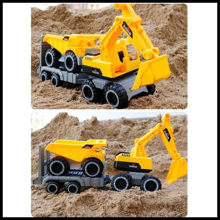 Mainan Anak Mobil Eskapator Excavator Car Children Toy