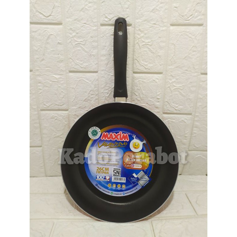 Teflon maxim frypan 26cm valentino - teflon cilung- teflon dadar telur