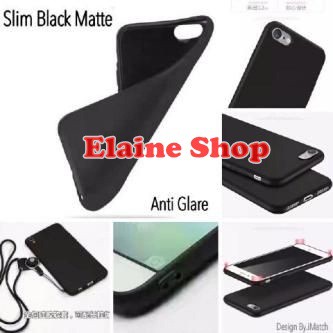 Slim Matte ASus Zenfone Max Plus ZB570TL X018D SoftCase Hitam Silicon
