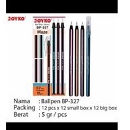 Pulpen Joyko Maze BP-327 (1 Lusin) / Pulpen Murah Joyko Maze BP 327