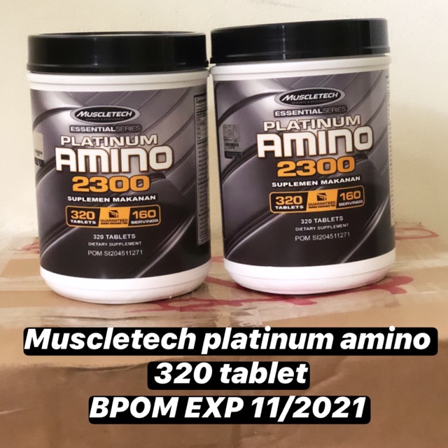 Muscletech platinum amino isi 320 amino tablet bcaa