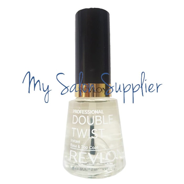 Terlaris Revlon Double Twist Instant Base & Top Coat Nail Polish 14.7ml Diskon