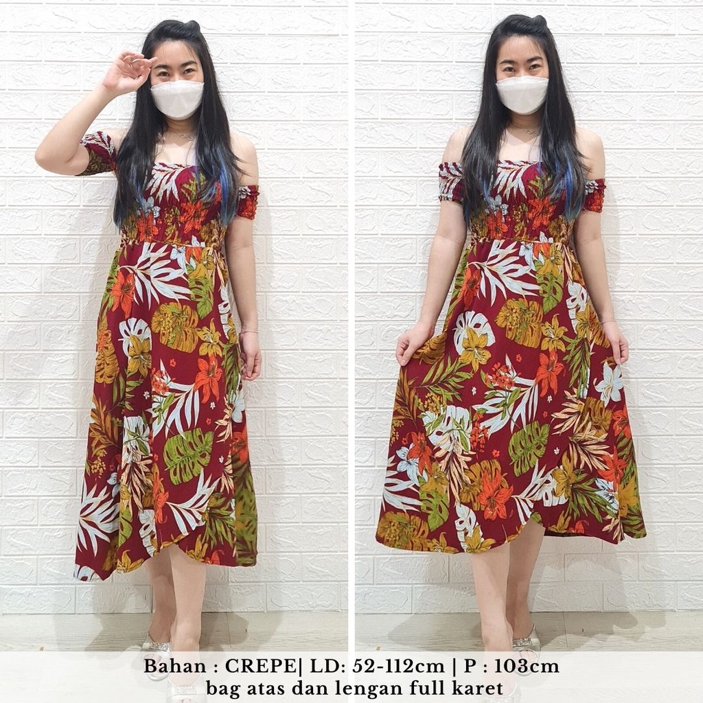 1440 sabrina otomi flower dress