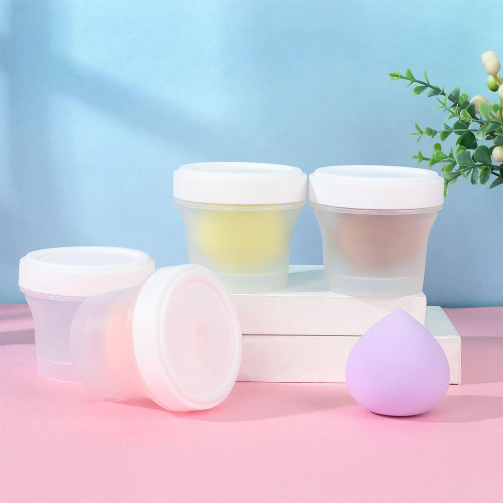 Solighter Makeup Sponge Blender Peach Baru Bentuk Make Up Telur Tidak Makan Bedak Foundation Blending Sponge