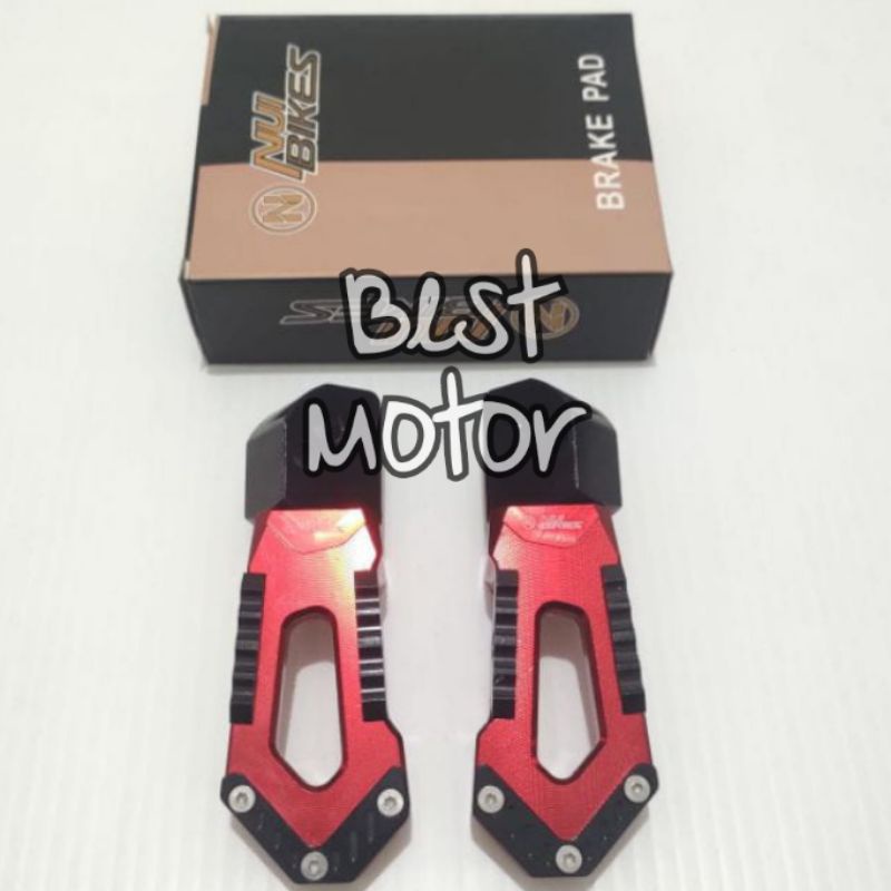 FOOTSTEP STEP BELAKANG NMAX AEROX 155 XMAX LEXI NUI BIKES CNC PIJAKAN KAKI