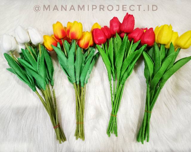 TULIP LATEX / BUNGA TULIP LATEX / BUNGA TULIP ARTIFICIAL