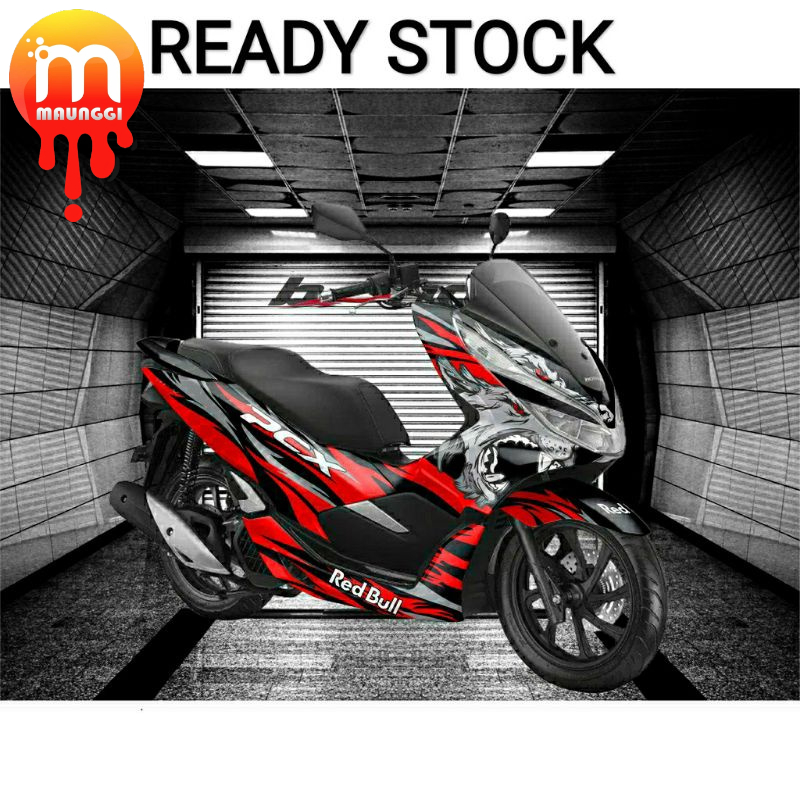 Decal pcx 150 full body motif wolf Striping motor fullbody pcx 150 Sticker decal pcx variasi