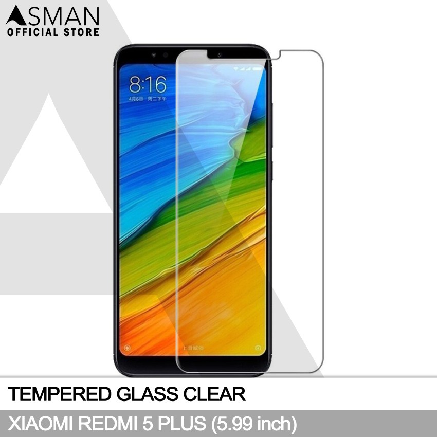 Tempered Glass Xiaomi Redmi 5 Plus (5.99&quot;) | Anti Gores Pelindung Layar Kaca - Bening