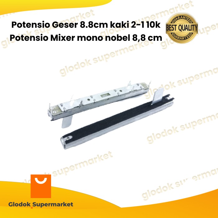 Potensio Geser 8.8cm kaki 2-1 10k Potensio Mixer mono nobel 8,8 cm