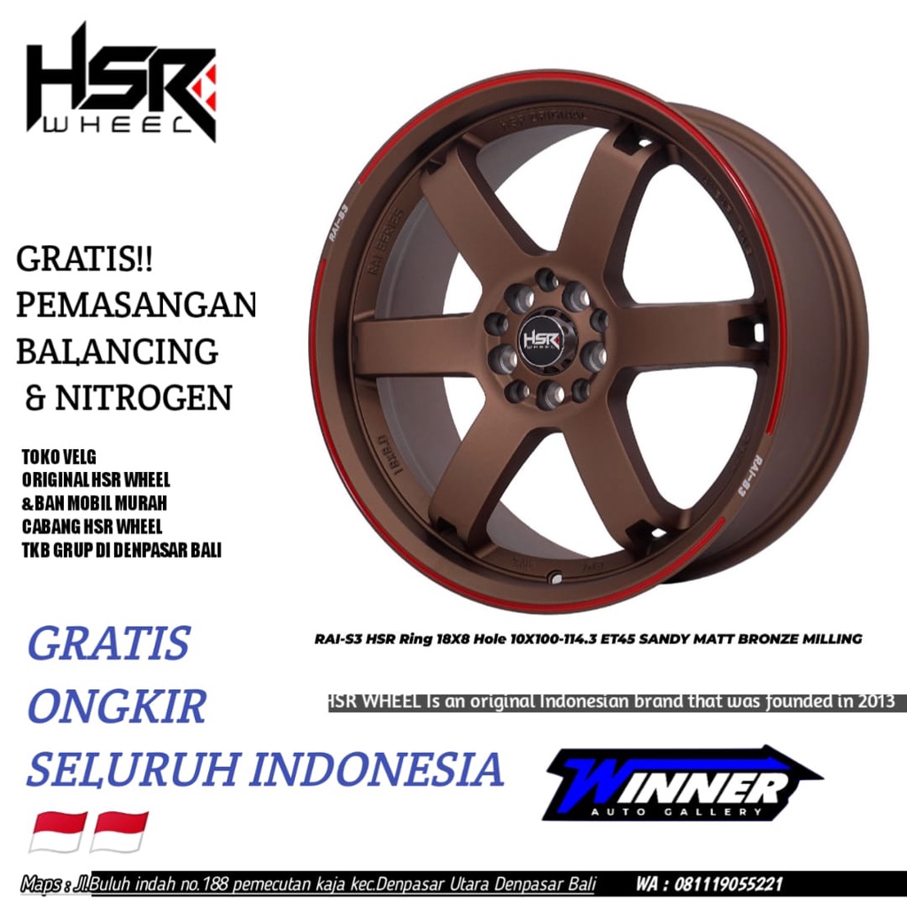 VELG ORIGINAL HSR RING 18 PNP ALTIS SIENTA HRV CAMRY ALMAZ RUSH INNOVA