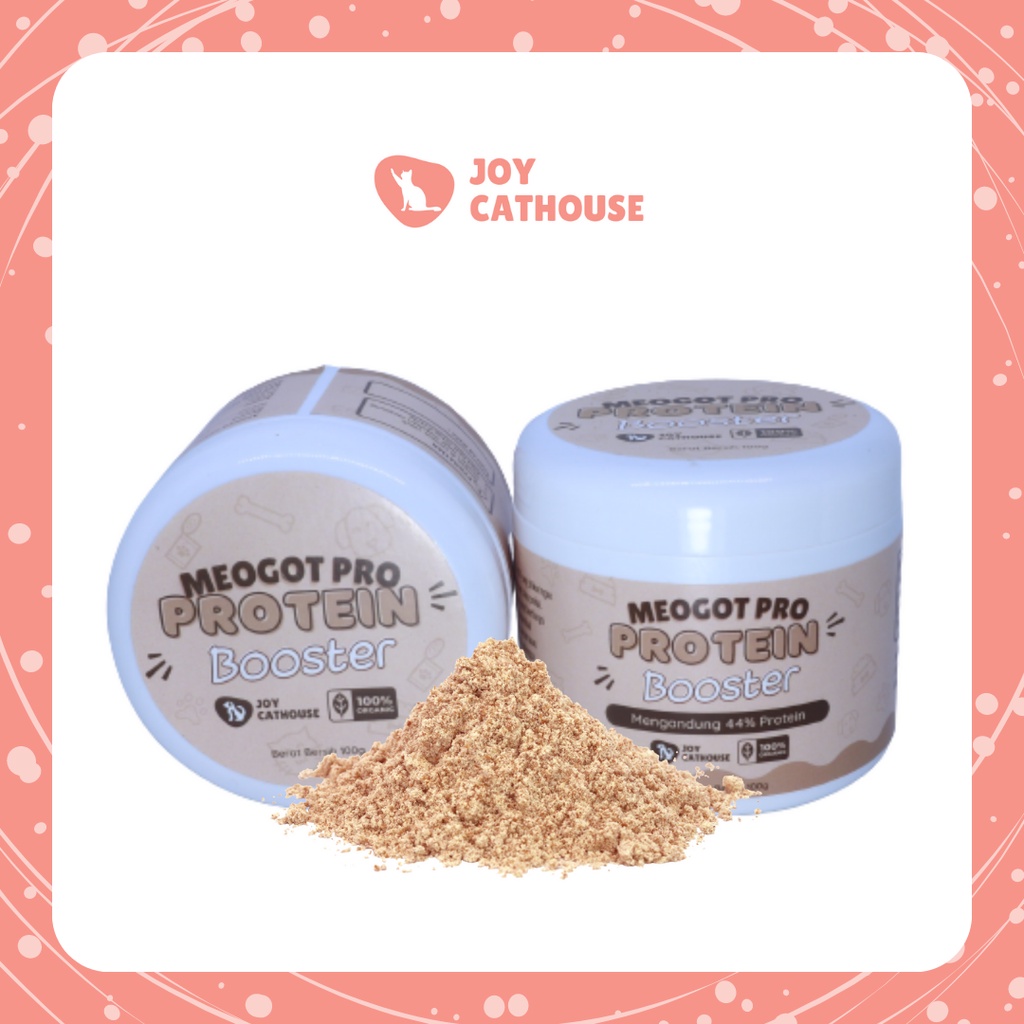 MEOGOT PRO 100gr Vitamin Penambah Imun Nafsu Makan Kucing dan Anjing Pelebat Bulu Suplemen Meogot Pro daily mixing food cats and dog by JOY CATHOUSE