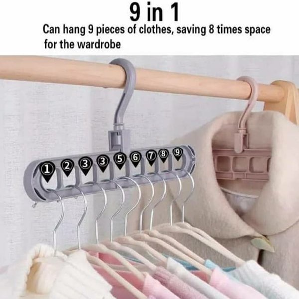 Magic Hanger 9 in 1 - Gantungan Baju Ajaib 9 Slot