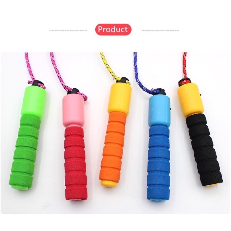 AGB - ATSL29 Tali Skipping Dengan Penghitung / Jump Rope Olahraga Lompat Tali Import-3