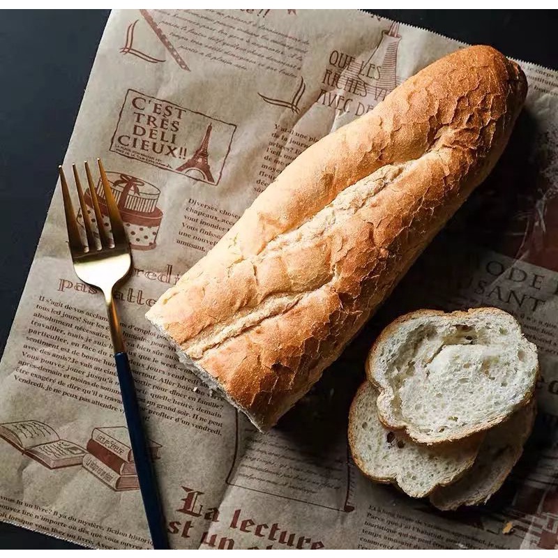 Cooking/Baking Paper/Parchment Paper/Wrapped Paper Vintage/Kertas Roti/Feezalicious