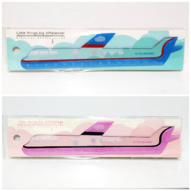

Penggaris Fancy Motif Pesawat Terbang 15 cm - Satuan