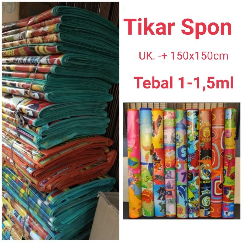 (PROMO) Karpet Lantai/Tikar Spon Eva/Tikar Gulung Motif