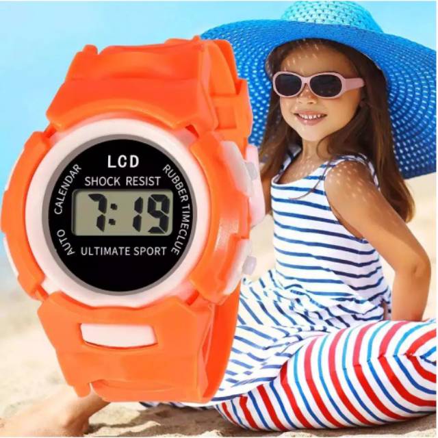 Jam tangan anak digital / jam tangan anak import