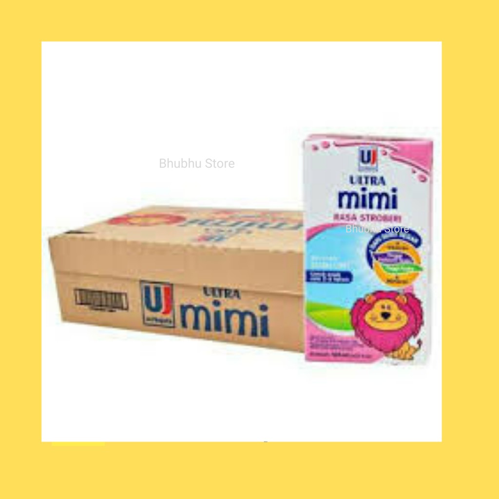 

READY STOCK - Susu UHT Ultramimi Strawberry 125ml isi 40 pcs