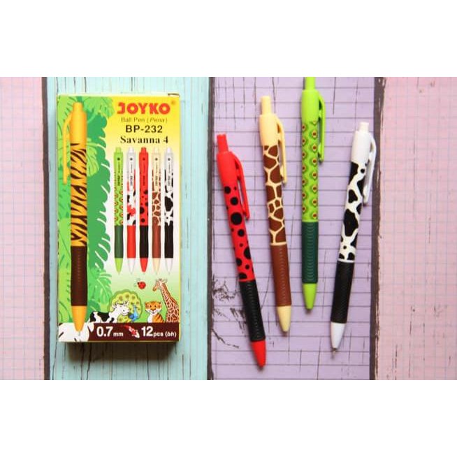 

֍ Pulpen Joyko savanna 4 BP-232 HITAM ( Per lusin ) ✪