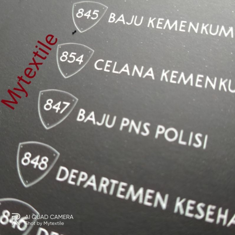 kain superfeel maxistyle warna seragam pns polisi polri