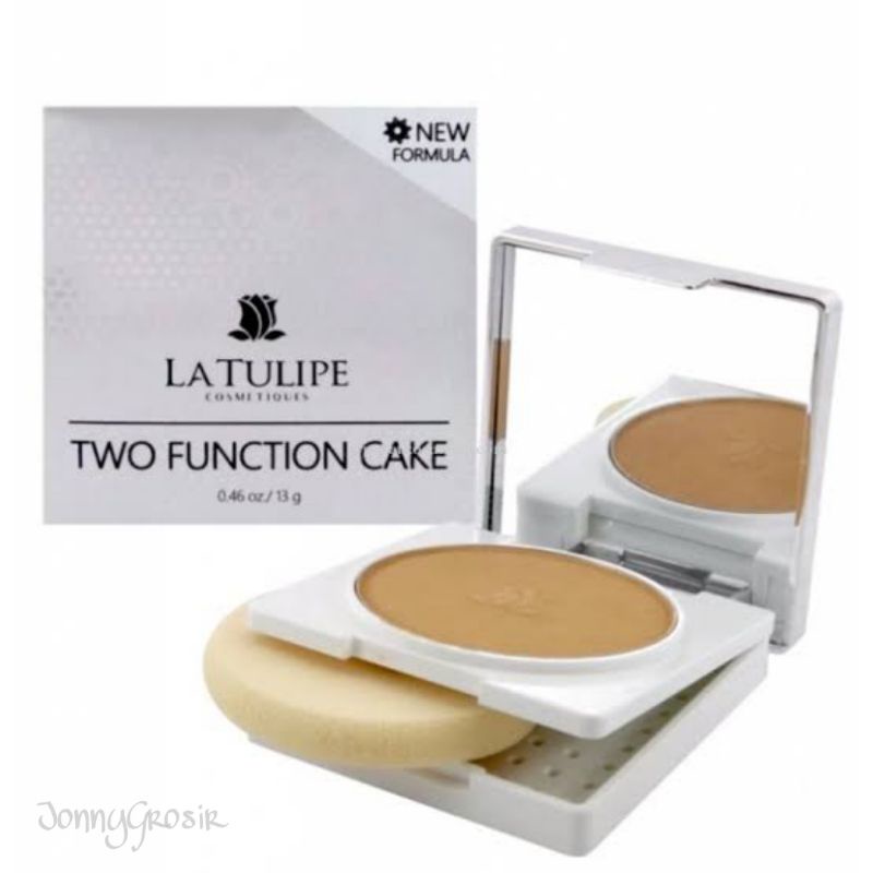 LA TULIPE two function cake bedak padat &amp; bedak refill TFC  13 g