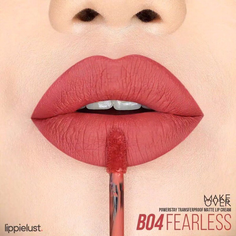 MAKE OVER POWERSTAY Transferproof matte lip cream