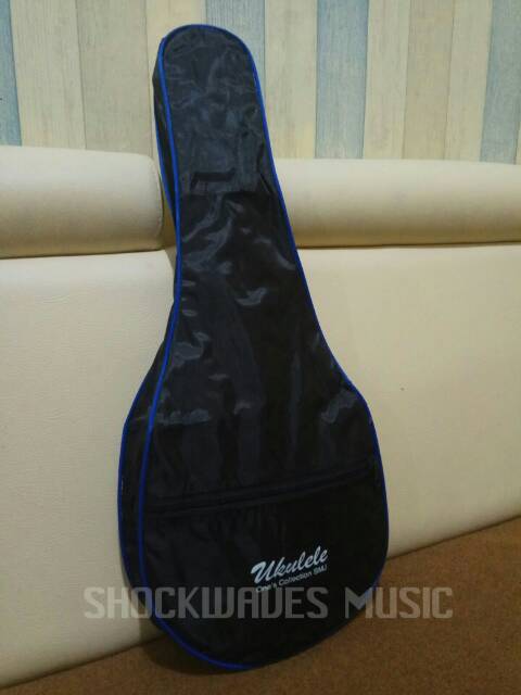 Tas Softcase Gitar Ukulele Polos Hitam Murah