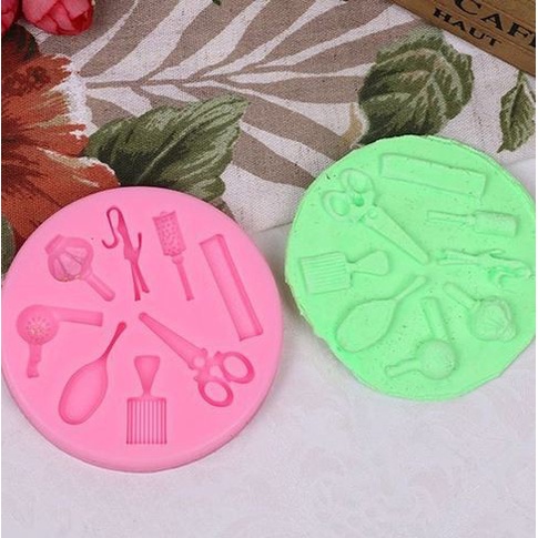 3D Silicon Mold Fondant Cake Decoration - Wash &amp; Blow Tool Shape