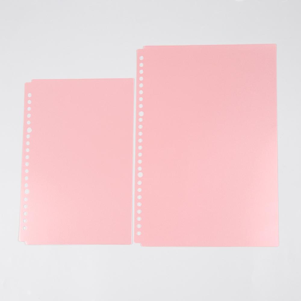 Nanas A5/B5 Loose-leaf Cover Baru Aksesori File Folder Plastik20/26Lubang Ring Binder Bening