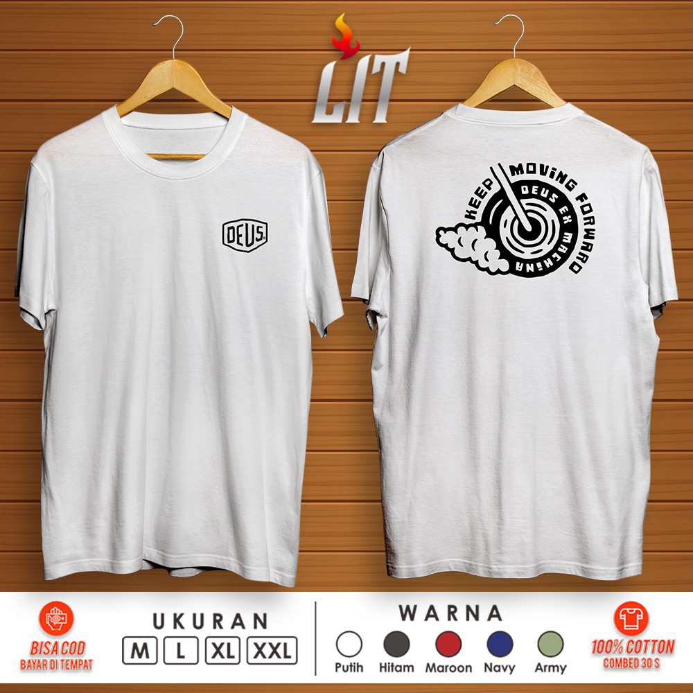 Kaos Baju Deus Ex Machina Bali Canggu Japan Motorcycles Custom Premium