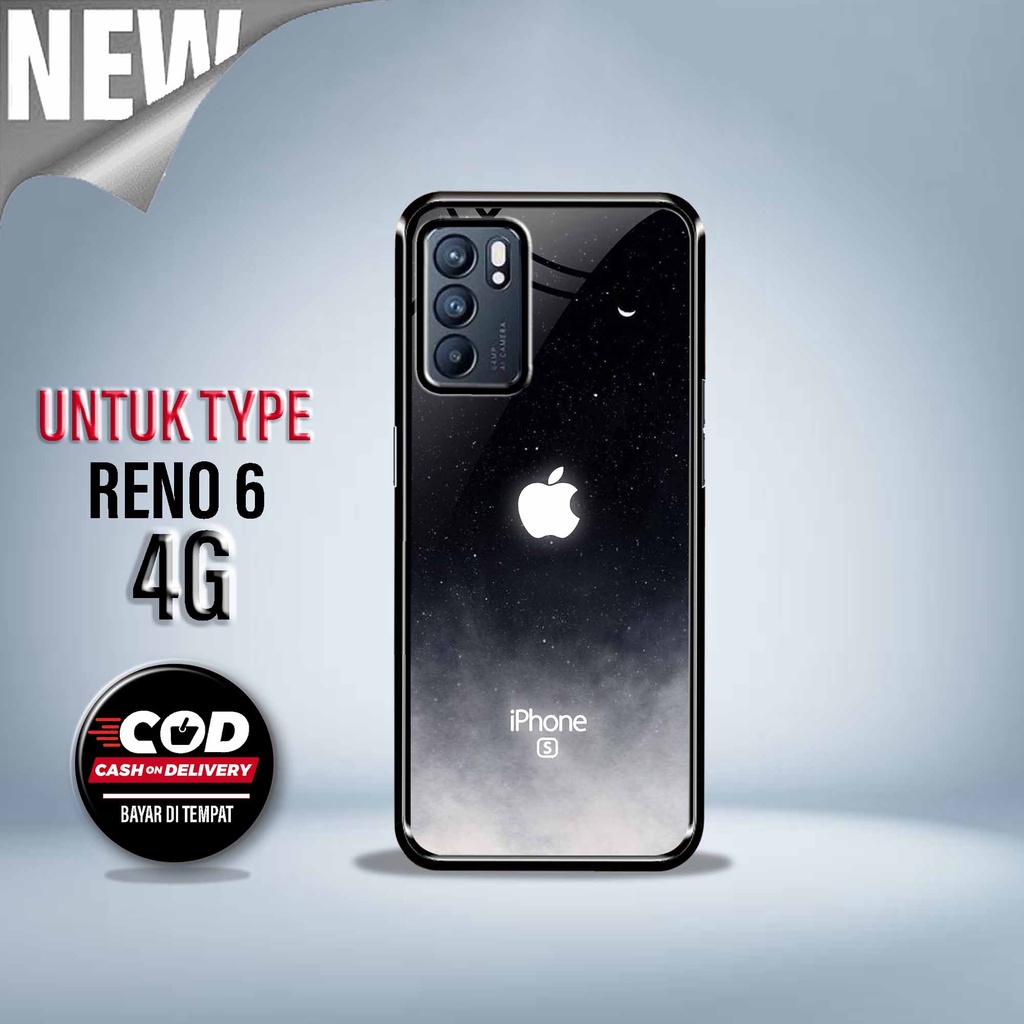 Sukses Case Glossy Oppo Reno 6 4G - Hardcase Terbaru Oppo Reno 6 4G - Case Fashion Oppo Reno 6 4G - 