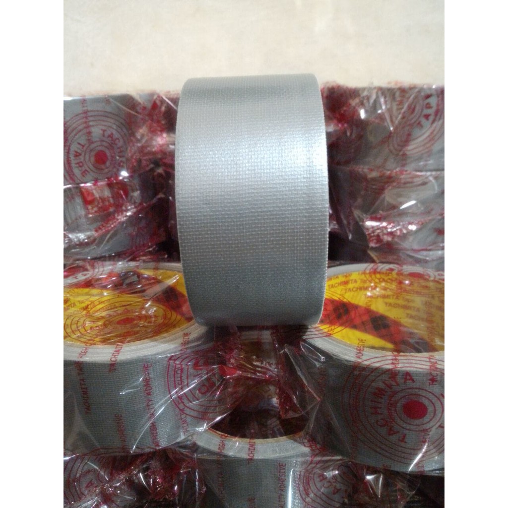 

Terlaris CLOTH TAPE LAKBAN KAIN WARNA SILVER TACHIMITA BERKUALITAS