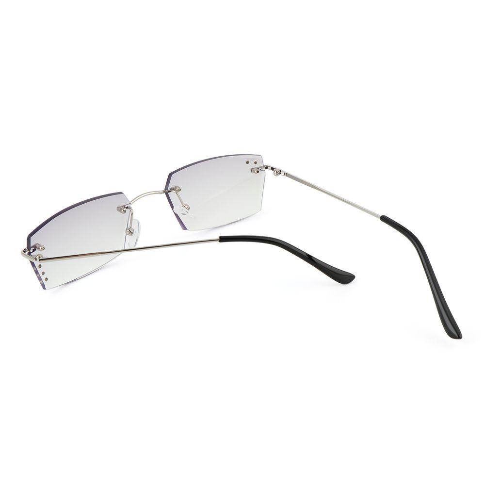 Lily Kacamata Baca Anti Blue Light Perlindungan Radiasi Anti-UV Transparan Metal Frame Eyeglasses