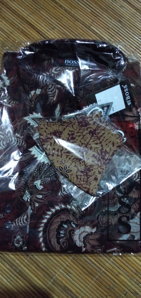 Boss Kemeja Batik Lengan Panjang Regular Fit 8130