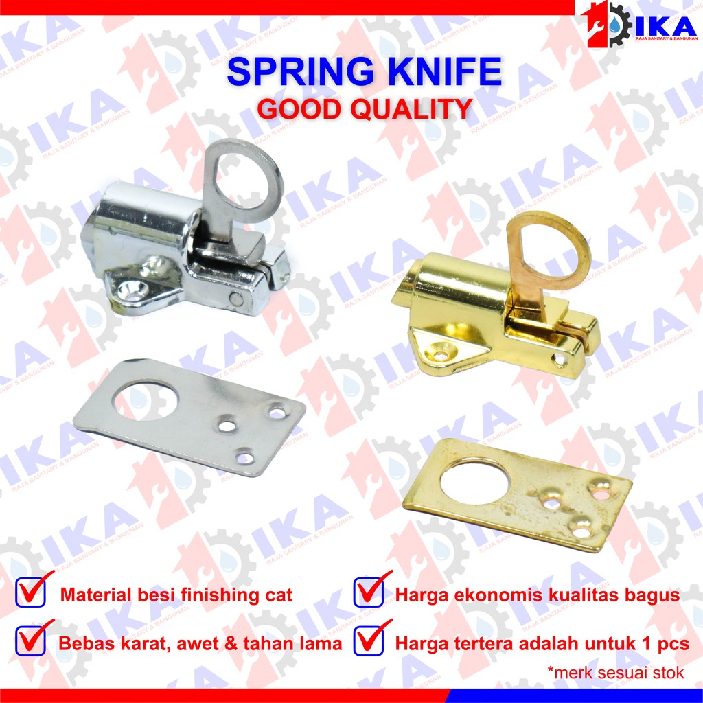 Spring Knip SN / Slot Jendela / Slot Kunci / Slot Kodok / Spring Knife SN / Grendel Kodok / Slot Jendela (H8115)