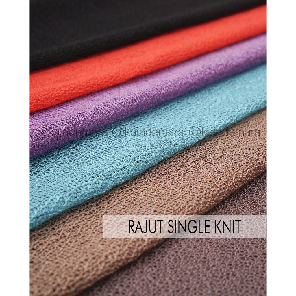 Kain Nylon Knit Rajut Levina