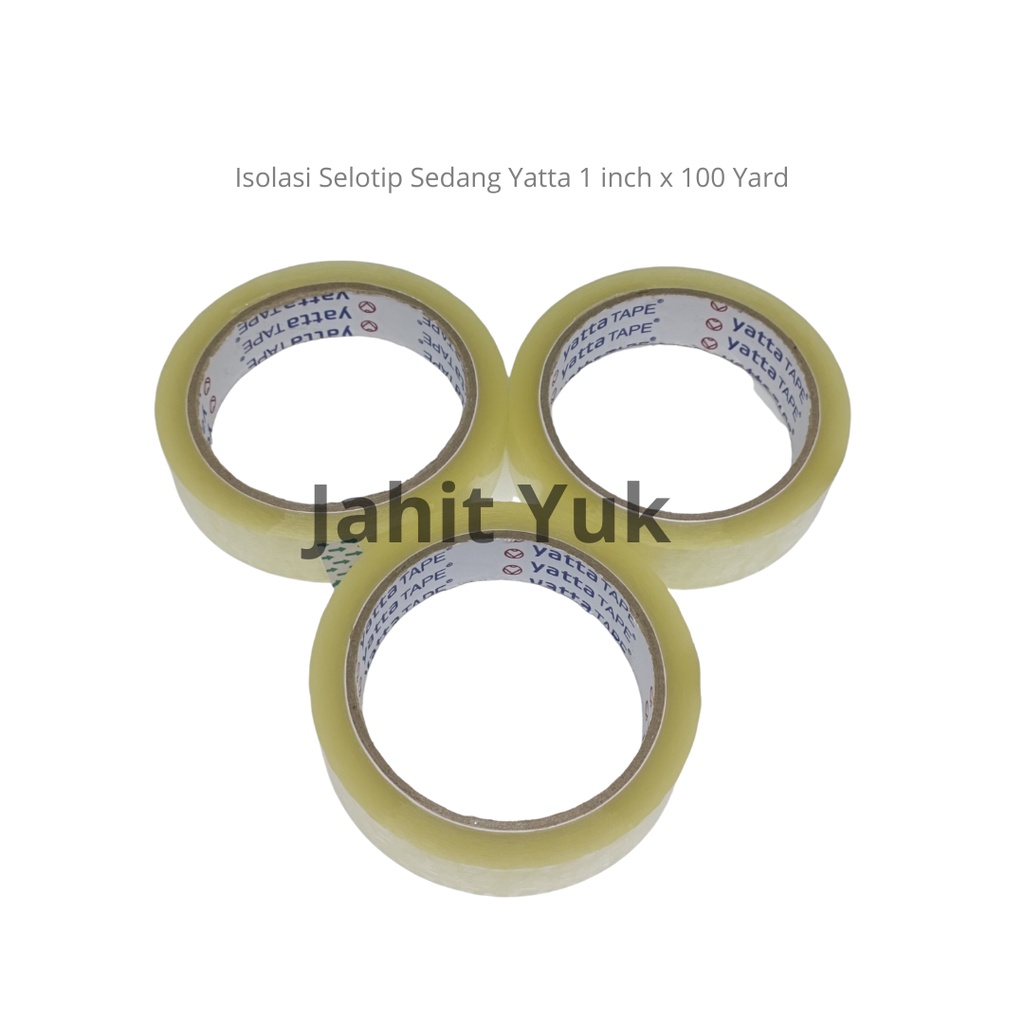 

Isolasi / Selotip Sedang / Lakban YATTA Murah 1 Inch x 100 YARD