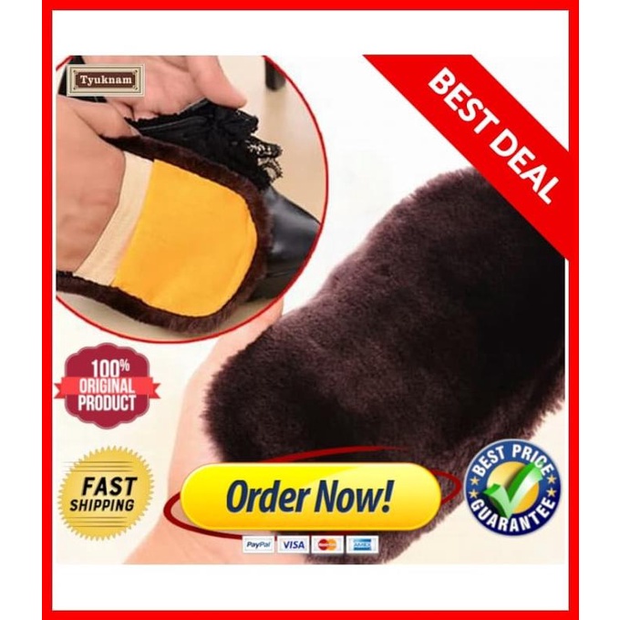 Sikat Semir Sepatu / Tas kulit / suede shoe polish - BAHAN WOOL