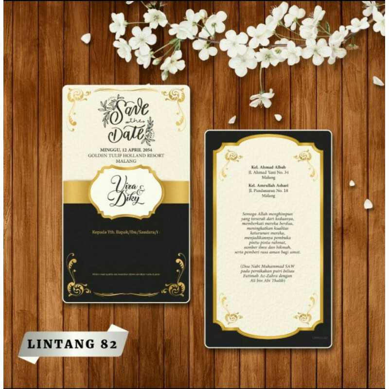 blangko kartu undangan pernikahan Lintang 82