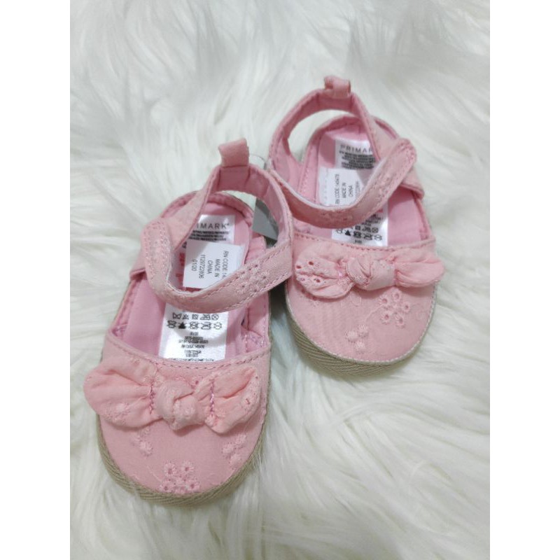 sepatu baby bayi girl perempuan cewek PRIMARK UK ORIGINAL